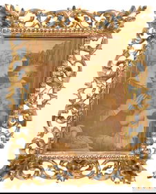 AFTER FILIPPO LIPPI (D.1469) PRINT, 'MADONNA & CHILD' IN ORNATE GILTWOOD FRAME