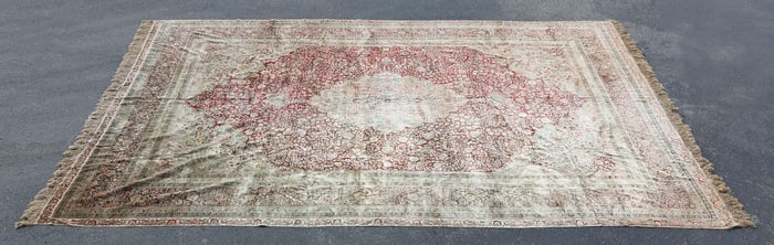 LARGE ESTATE HAND-TIED CHINESE SILK RUG, 17'7" X 12'2"