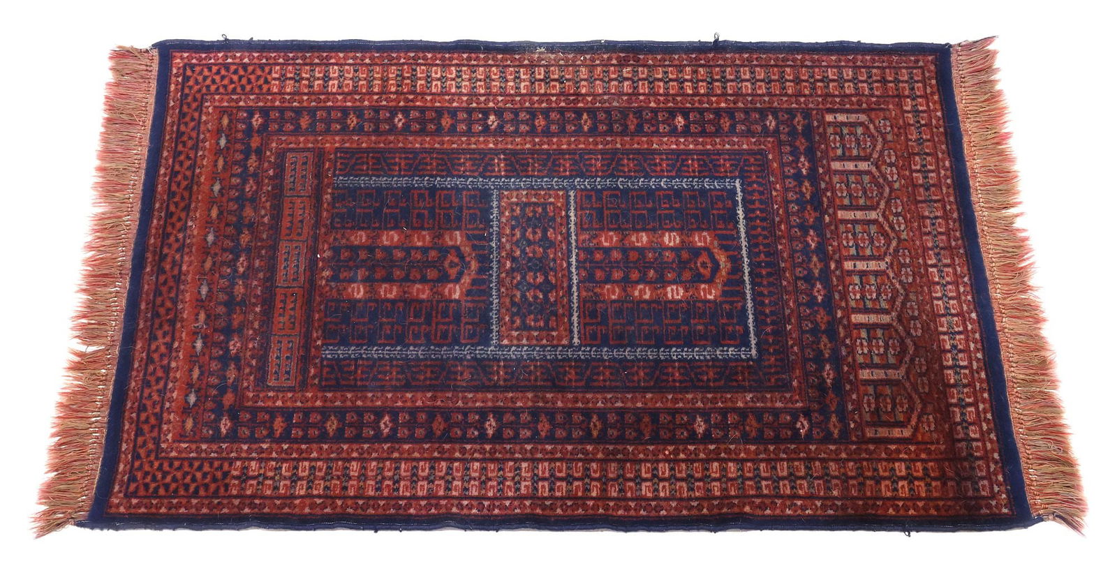 ESTATE HAND-TIED AFGHAN BELOUCHI RUG, 5'3" X 3'4" (1 of 3)