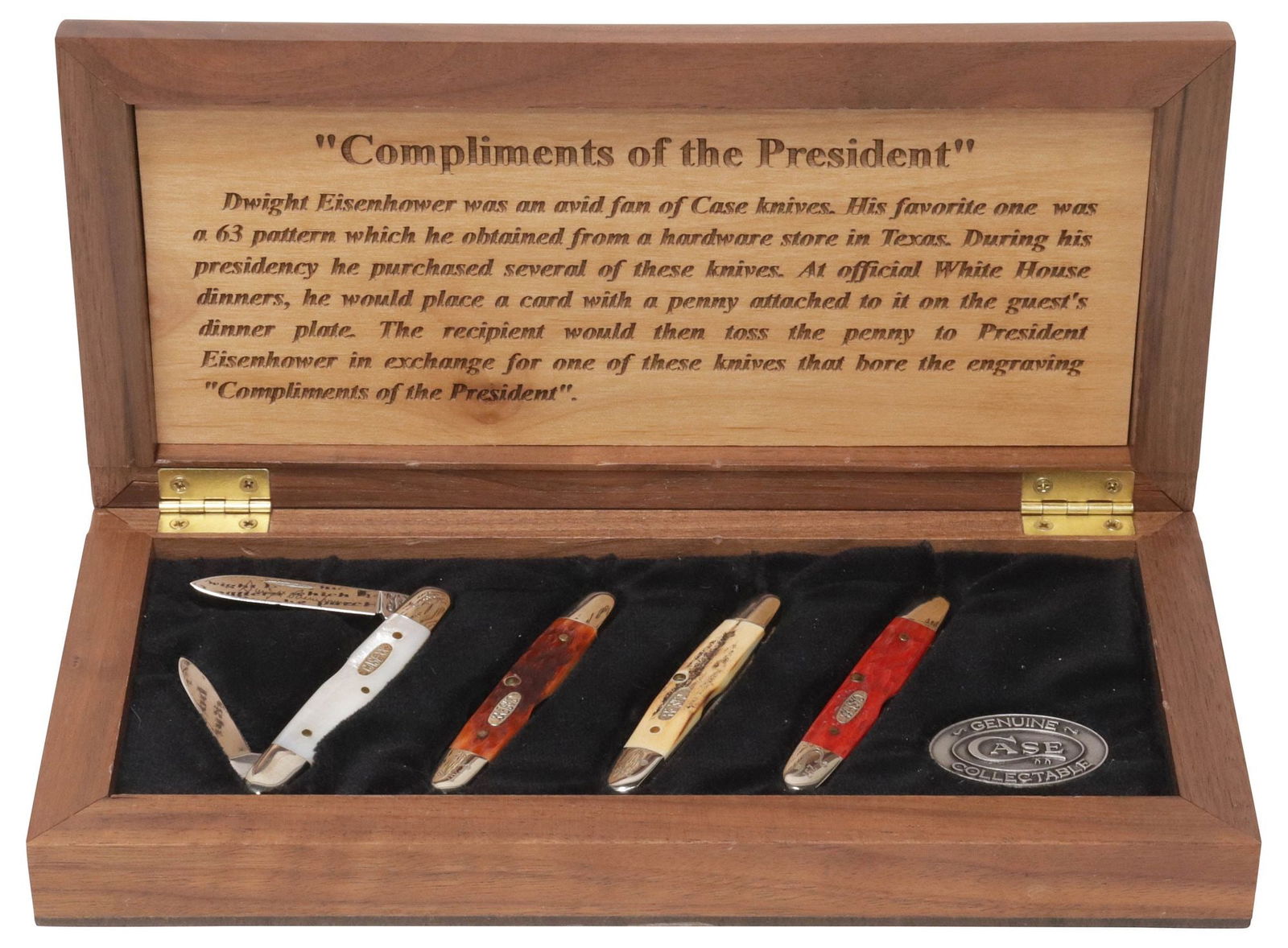 CASE XX EISENHOWER POCKET KNIFE LIMITED EDITION SET, #297 SET OF 500 (1 of 6)
