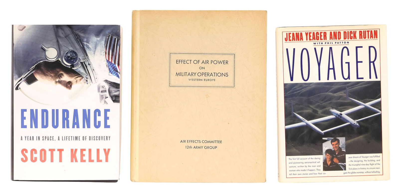 (3) VERY SCARCE WWII "AIR POWER" BOOK, BRADLEY & SIGNED SPACE BOOKS (1 of 14)