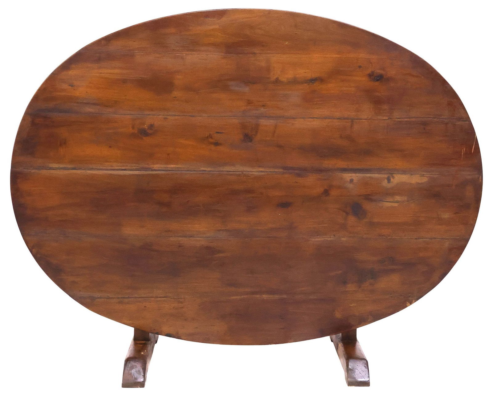 FRENCH PROVINCIAL WALNUT TILT-TOP WINE TASTING TABLE (1 of 5)