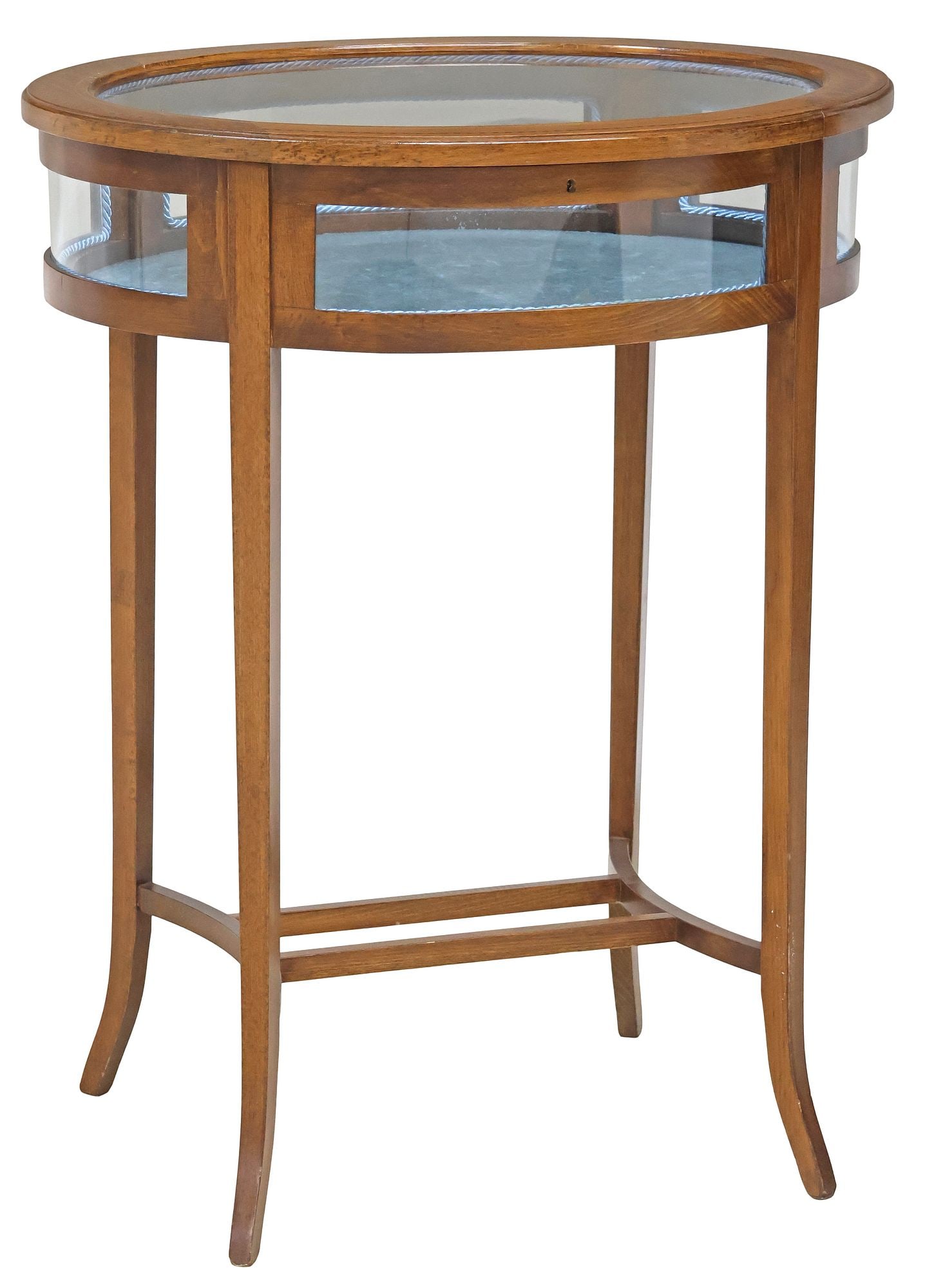HEPPLEWHITE STYLE BIJOUTERIE OR VITRINE DISPLAY TABLE (1 of 5)