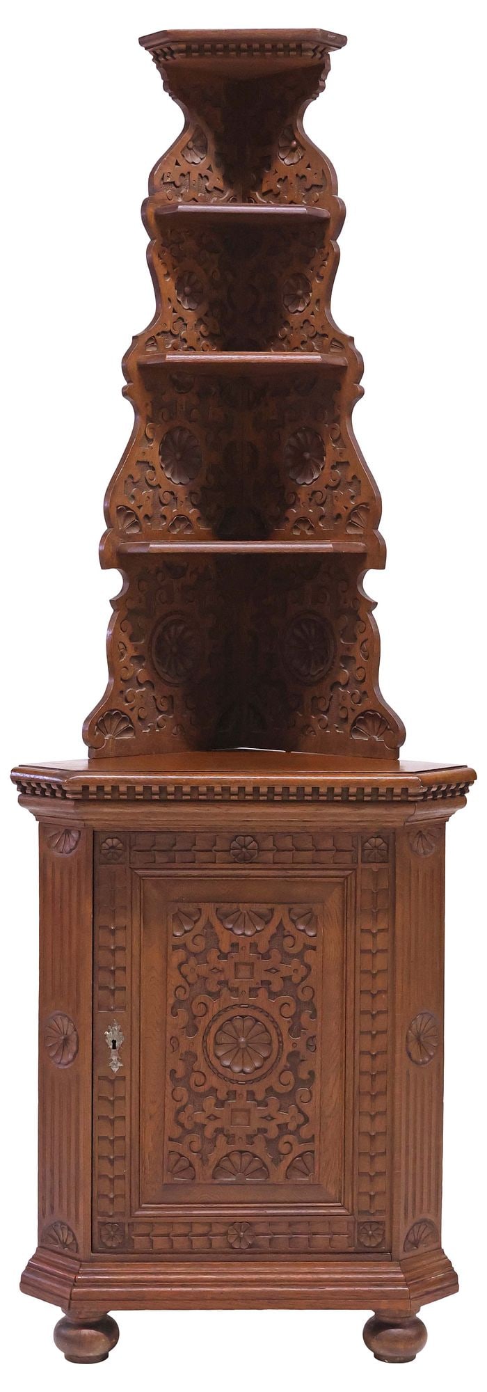 CONTINENTAL CORNER CABINET, ETAGERE (1 of 4)