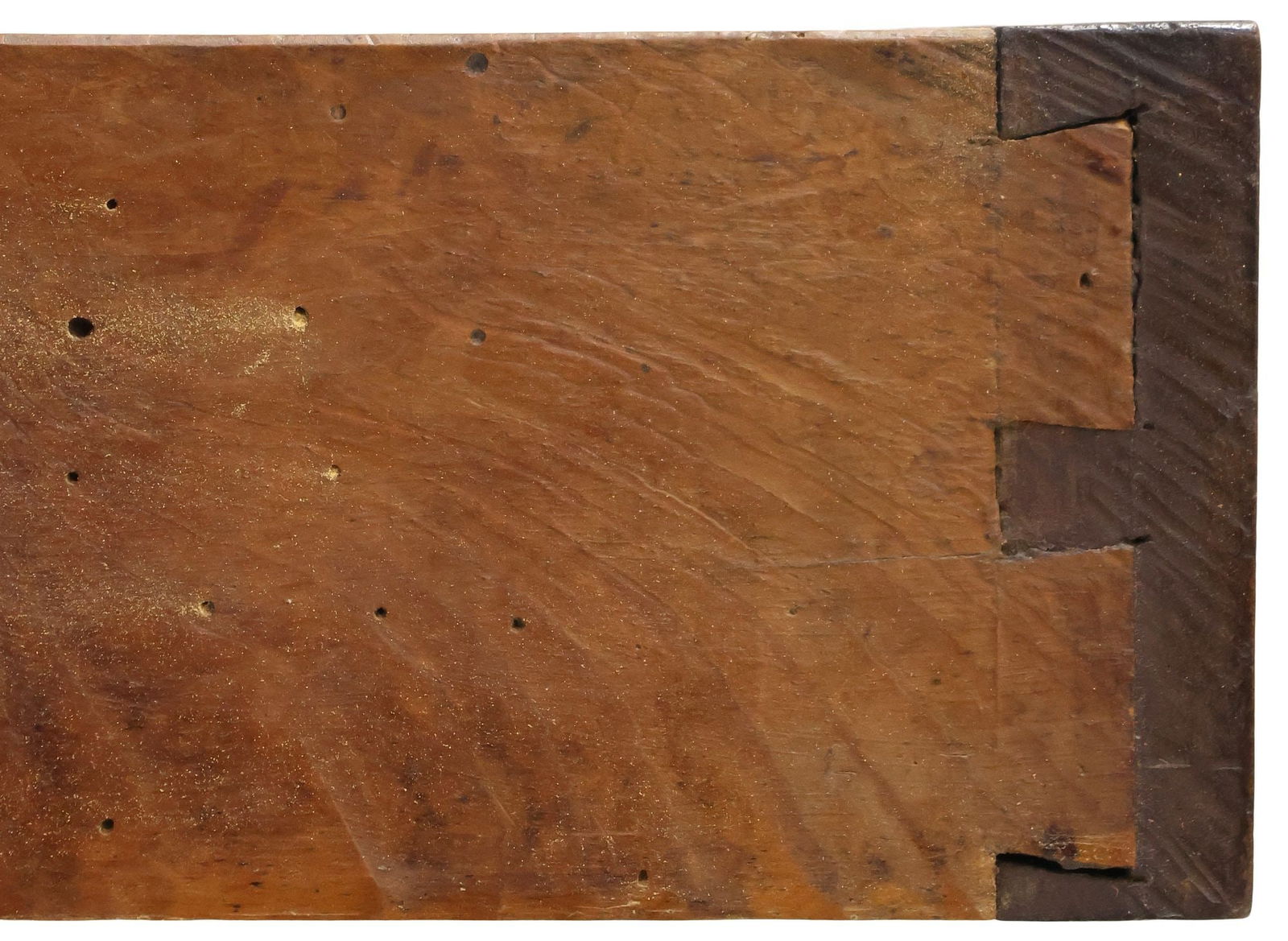 FRENCH PROVINCIAL WALNUT DROP-LEAF WORK TABLE - 5