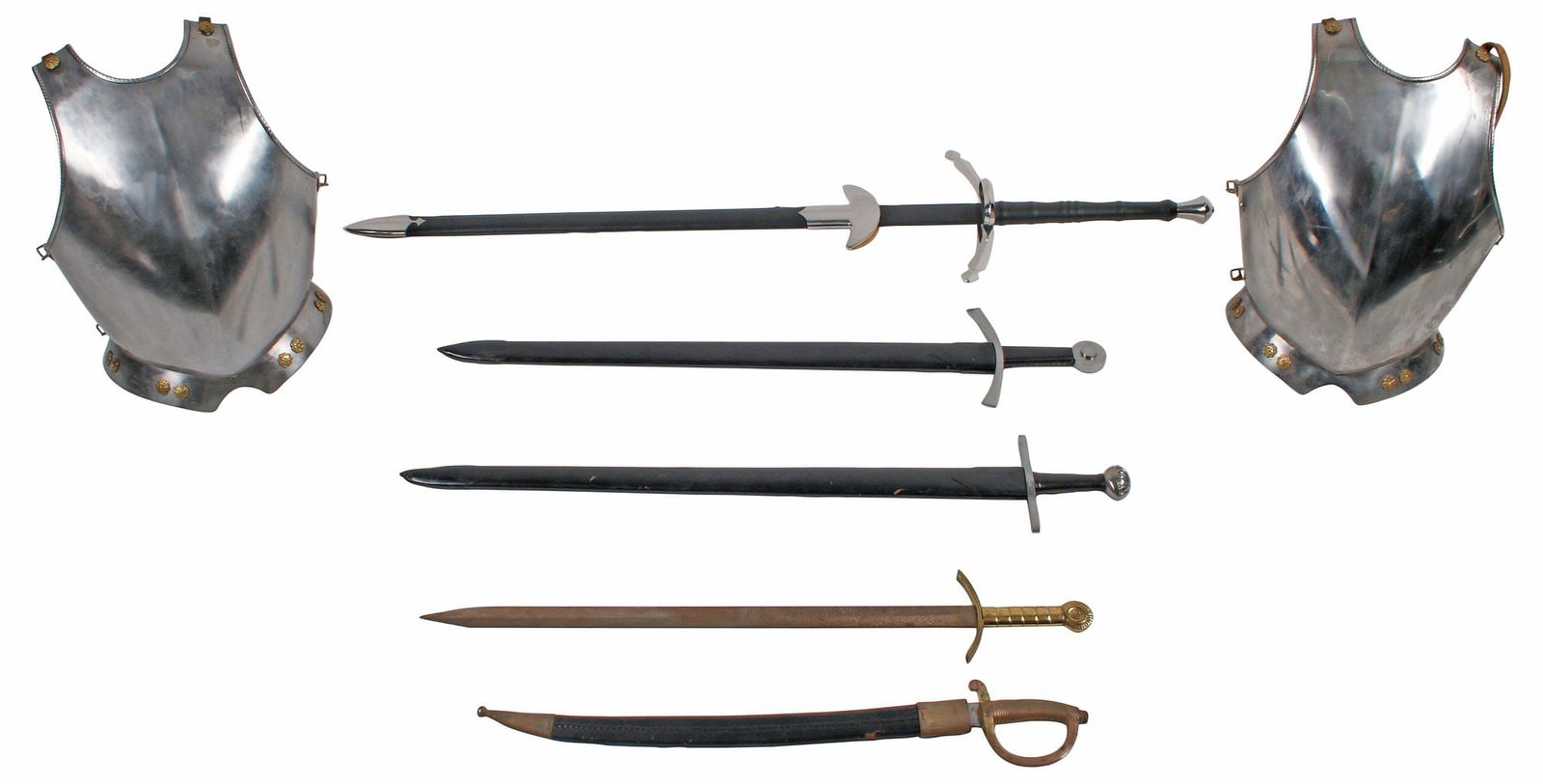 (7) DECORATIVE ARMOR & WEAPONRY, SWORDS & BREASTPLATES (1 of 4)
