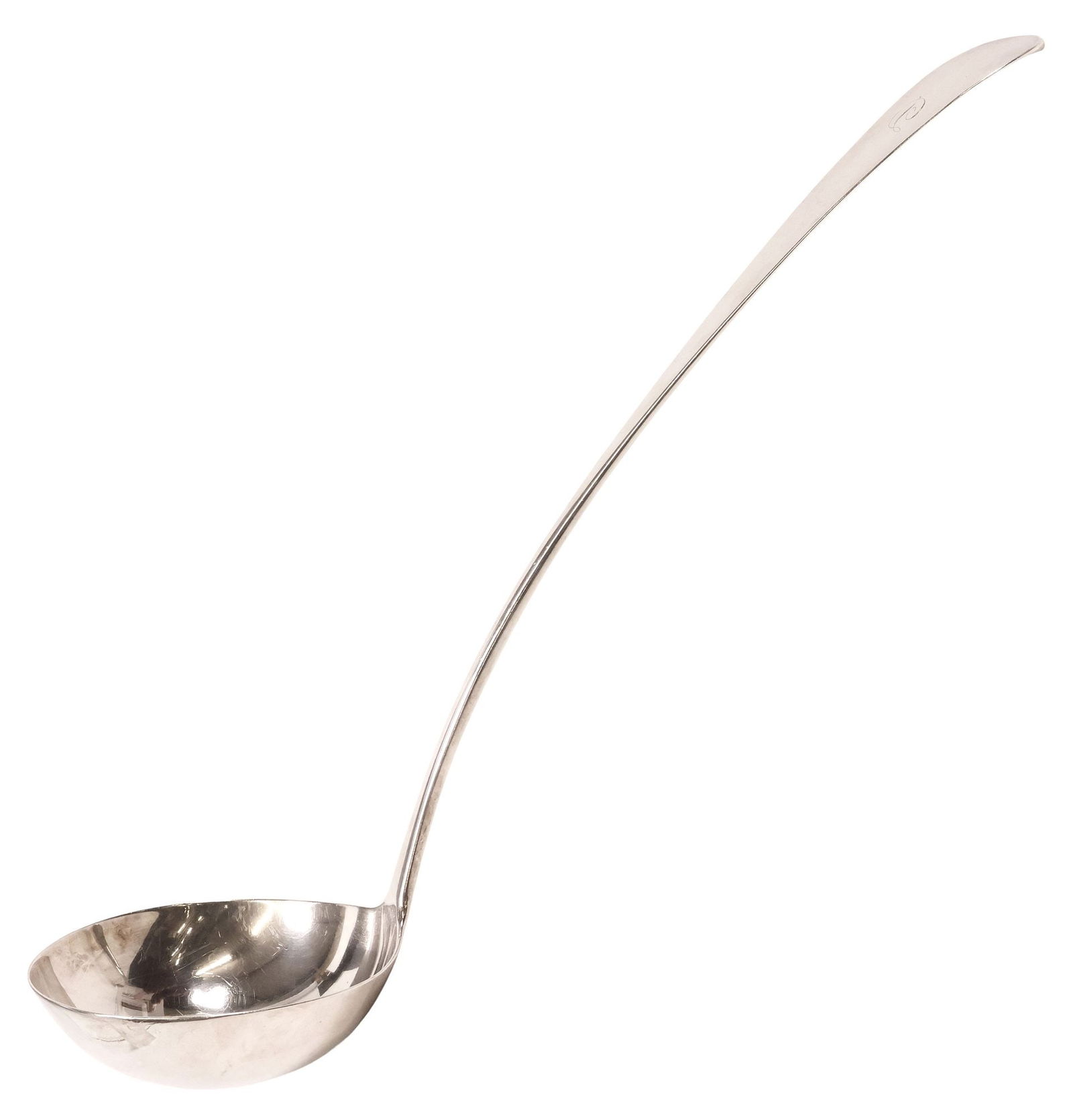 SCOTTISH WILLIAM & PATRICK CUNNINGHAM STERLING SILVER SOUP LADLE (1 of 5)