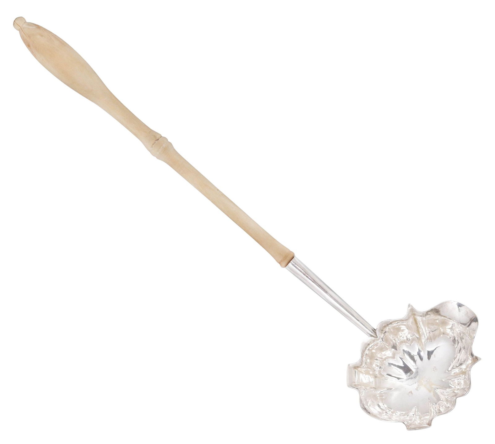 ENGLISH GEORGE II PERIOD STERLING SILVER PUNCH / TODDY LADLE (1 of 3)