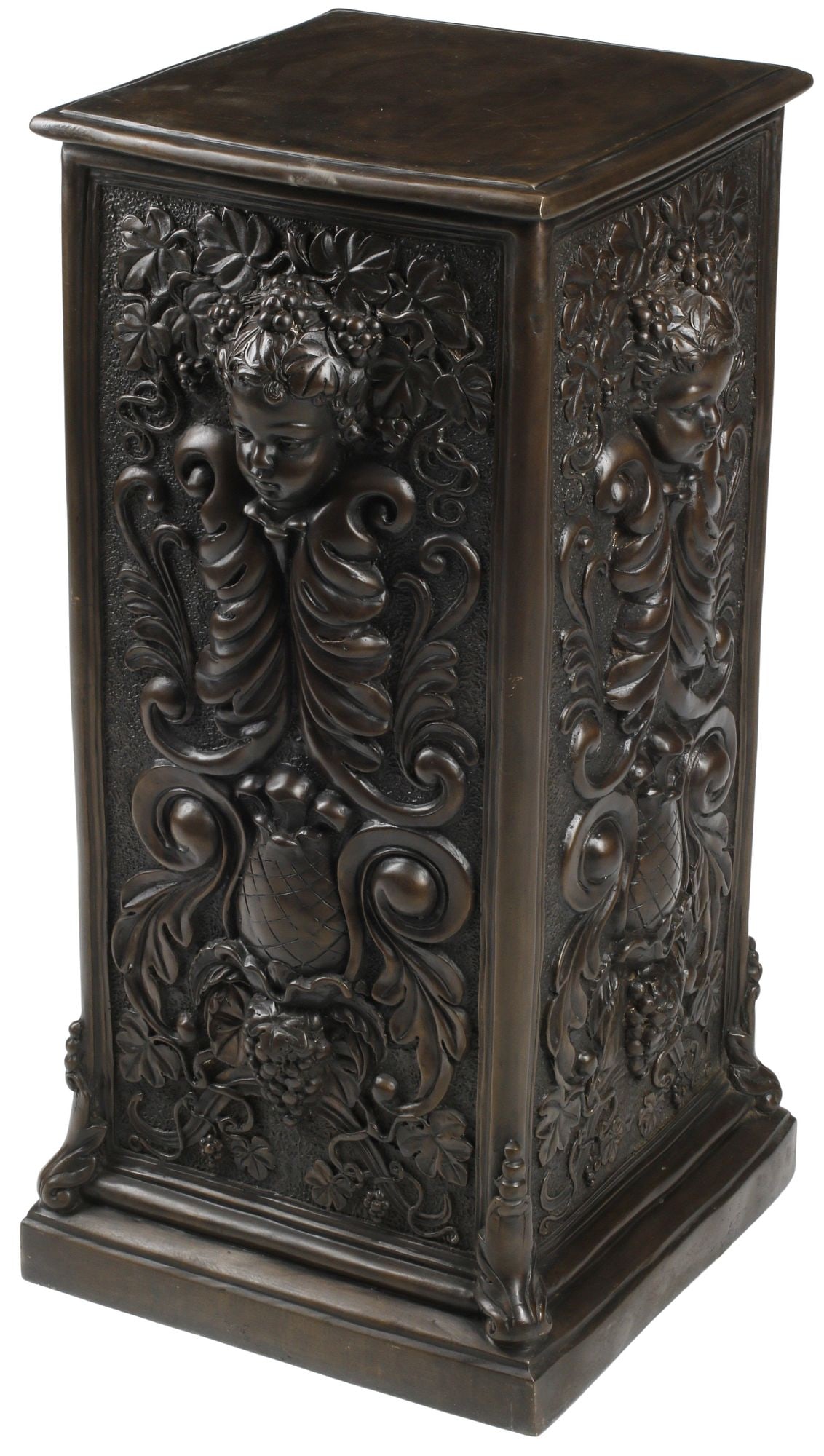 RENAISSANCE STYLE PATINATED BRONZE PEDESTAL / DISPLAY STAND (1 of 5)