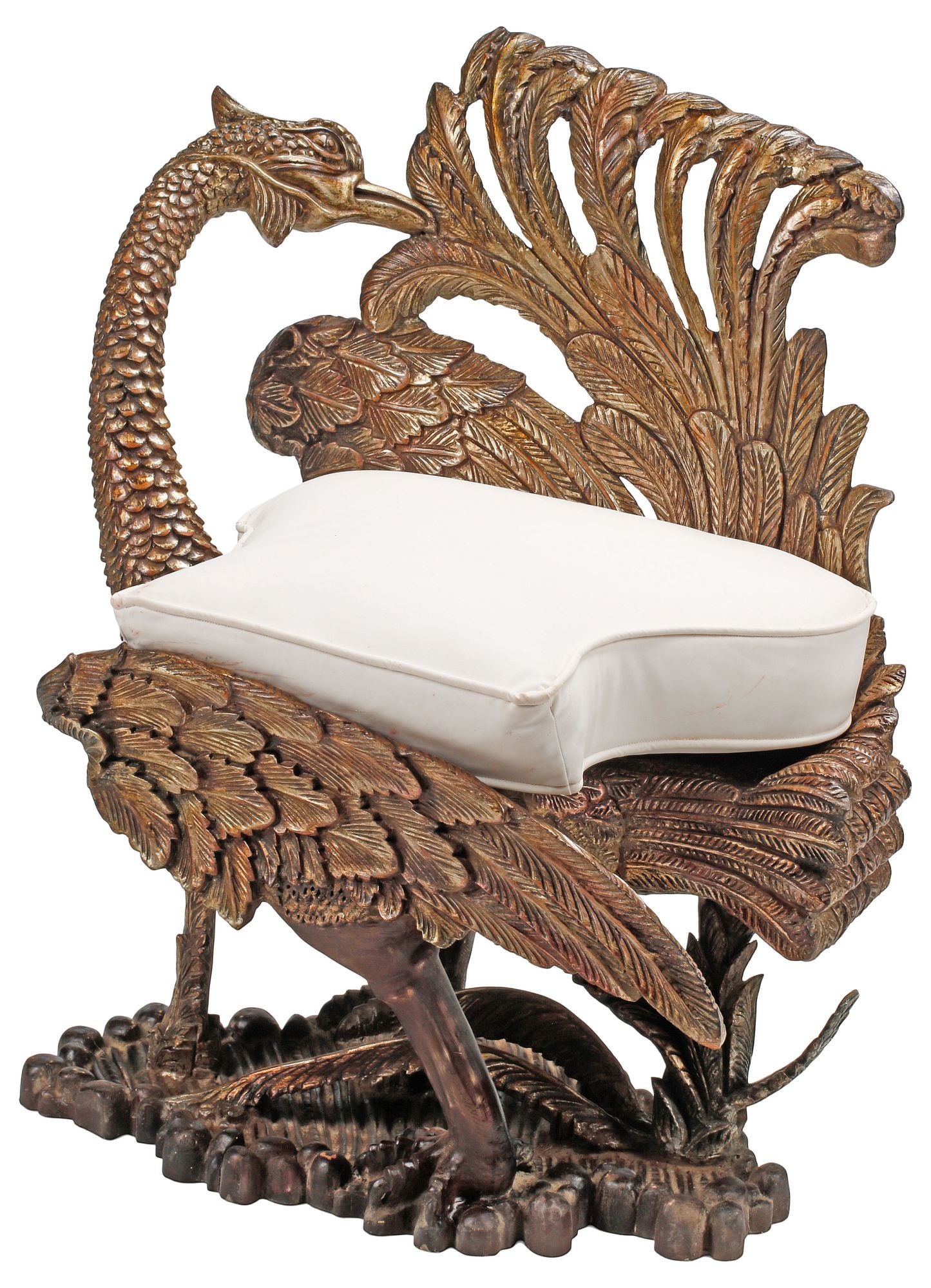 VENETIAN STYLE 'GROTTO' FANTASY PHEONIX / BIRD CHAIR (1 of 6)