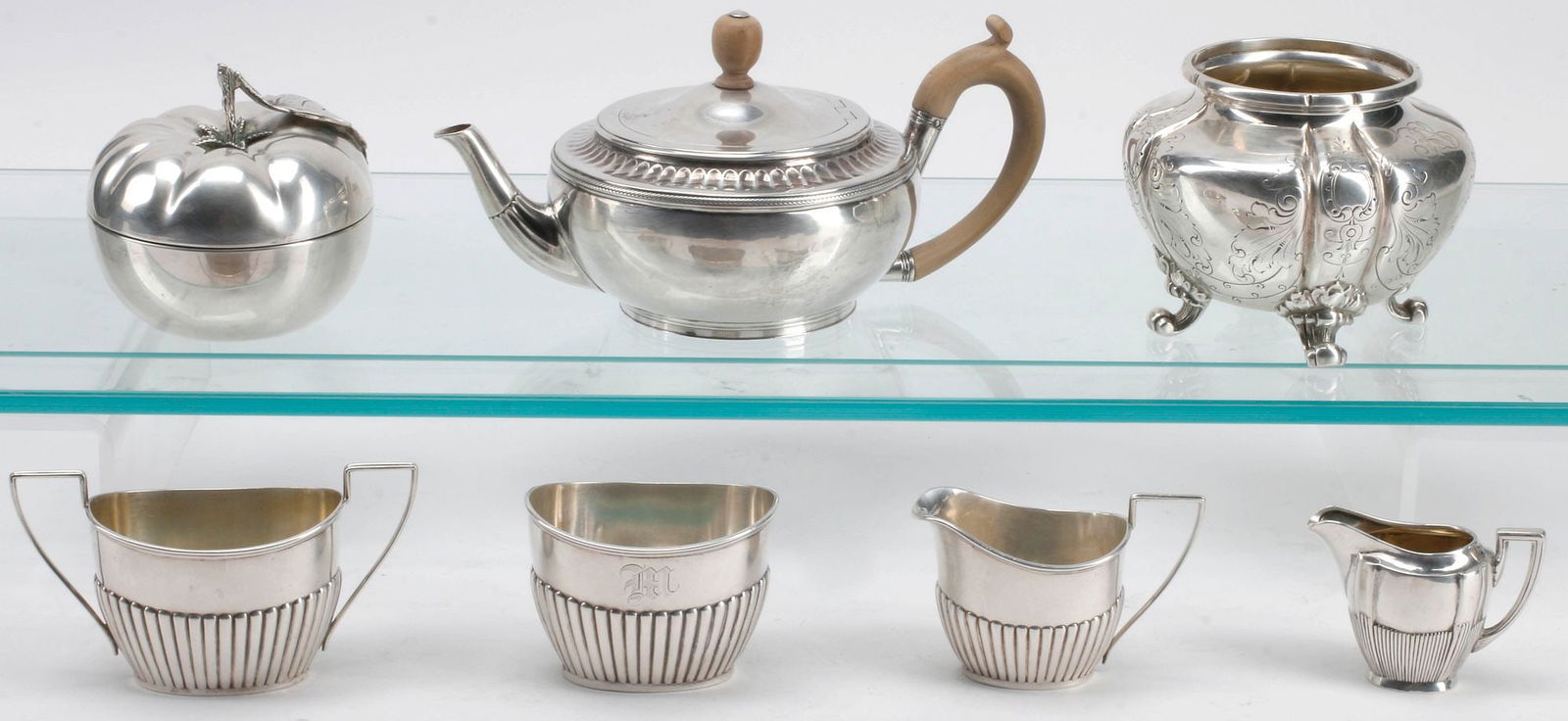 (7) COLLECTION OF STERLING & .800 SILVER TABLE & SERVICE ARTICLES (1 of 7)