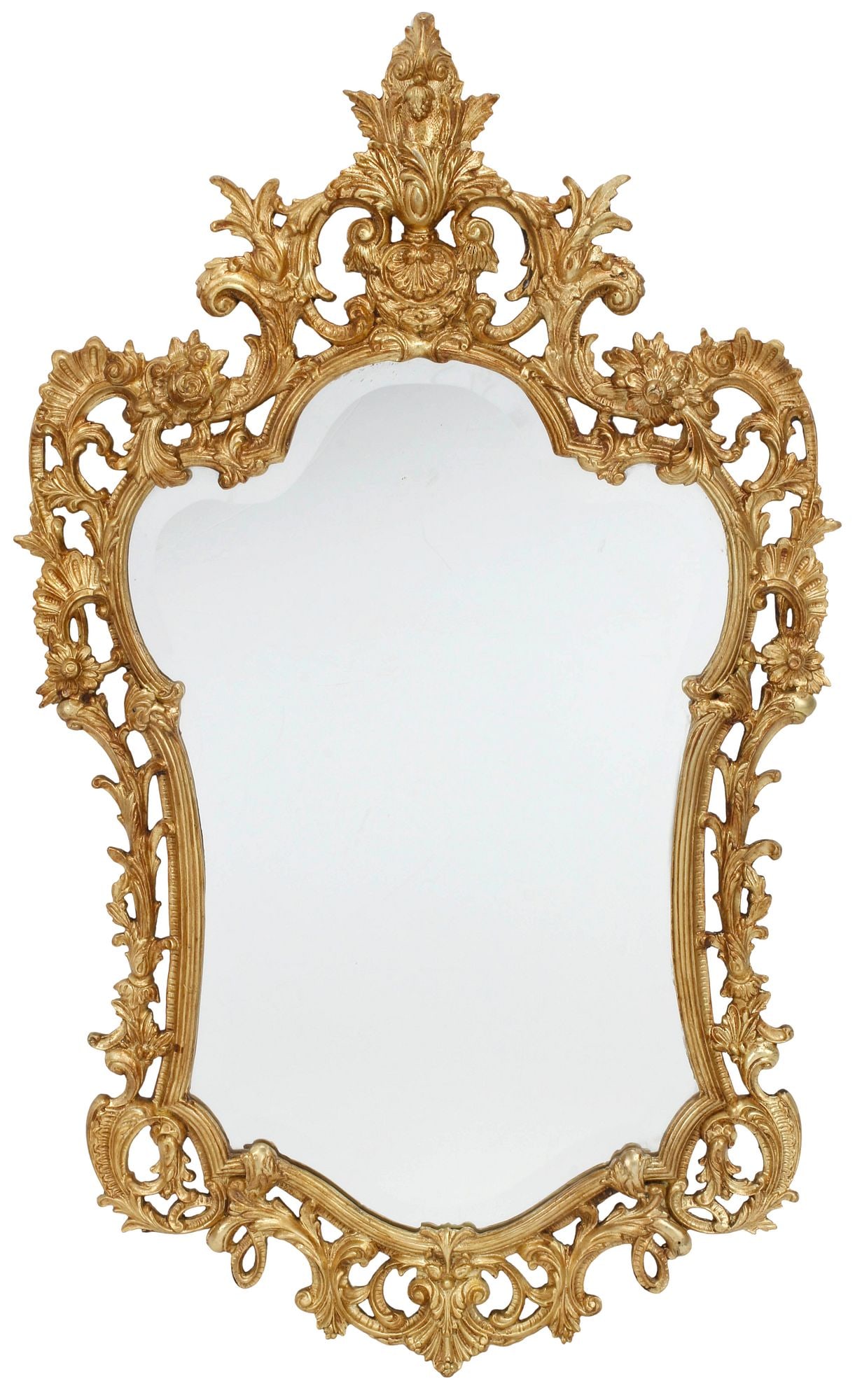 REGENCE STYLE ORMOLU MIRROR & MARBLE-TOP CONSOLE TABLE - 2