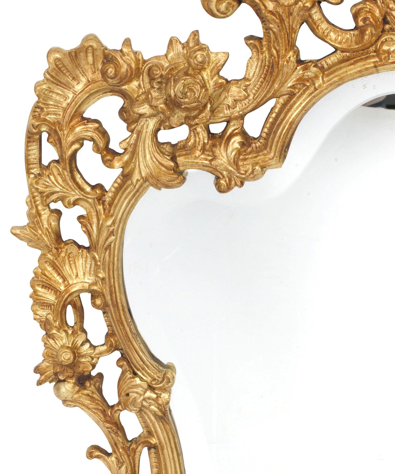 REGENCE STYLE ORMOLU MIRROR & MARBLE-TOP CONSOLE TABLE - 4
