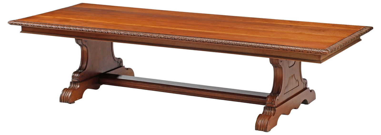 RENAISSANCE STYLE CARVED WALNUT COFFEE TABLE (1 of 5)