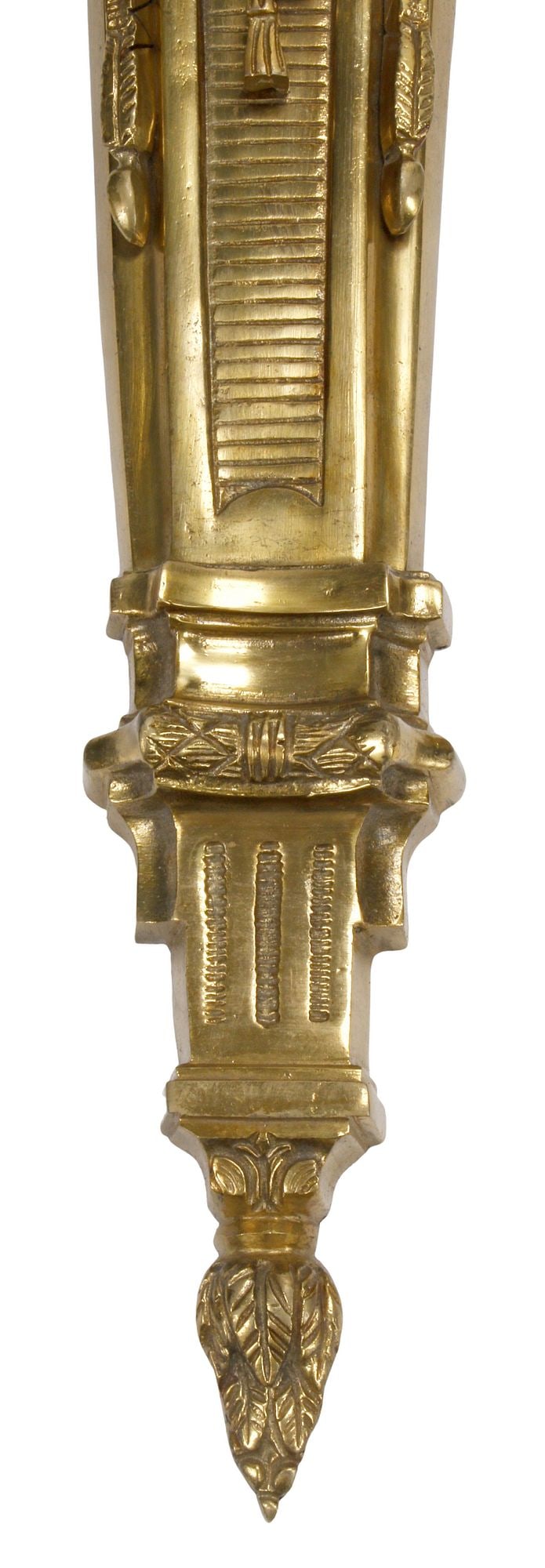 (2) LARGE REGENCE STYLE ORMOLU 5-LIGHT WALL SCONCES - 4