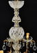 ITALIAN CRYSTAL PRISM TEN-LIGHT CHANDELIER - 2