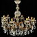ITALIAN CRYSTAL PRISM TEN-LIGHT CHANDELIER - 4