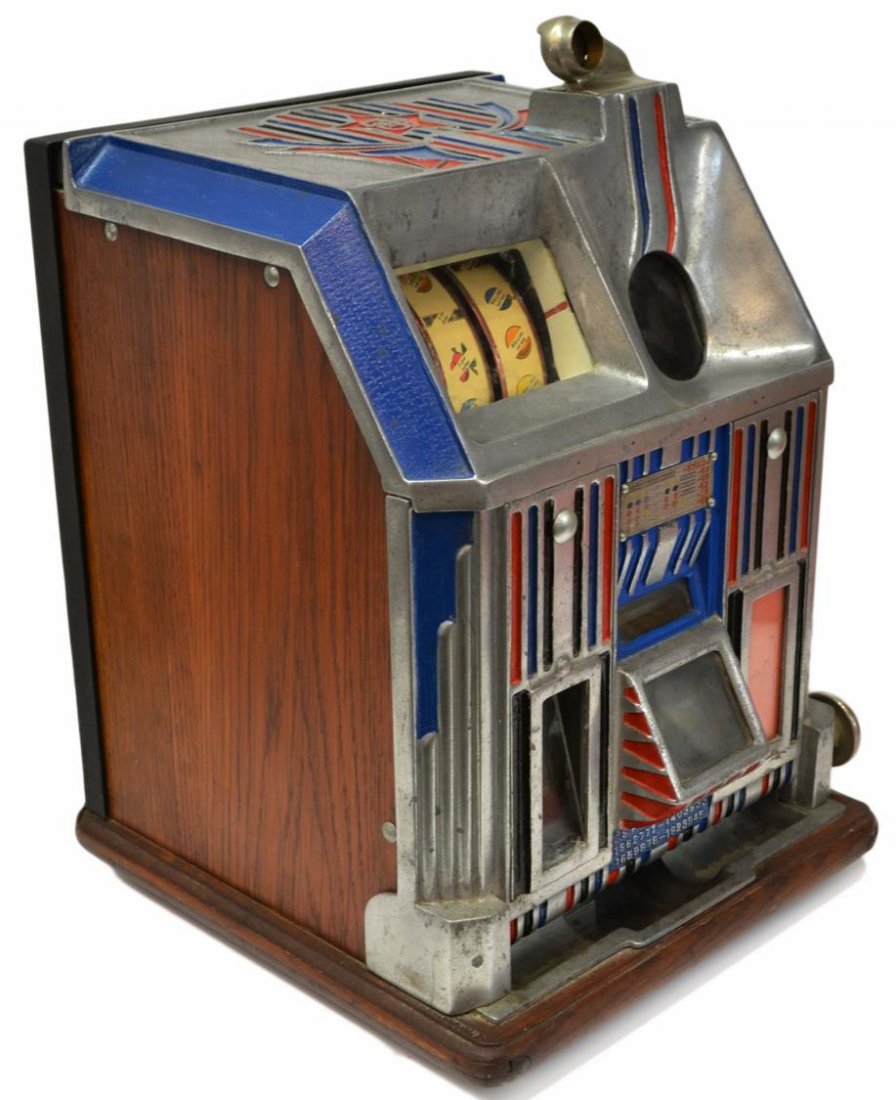 VINTAGE JENNINGS DUCHESS 25 CENT SLOT MACHINE - 5