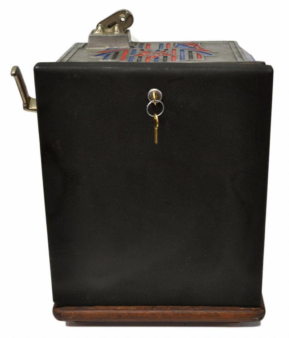 VINTAGE JENNINGS DUCHESS 25 CENT SLOT MACHINE - 7