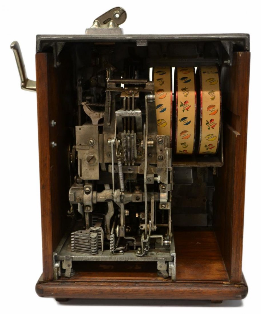 VINTAGE JENNINGS DUCHESS 25 CENT SLOT MACHINE - 8