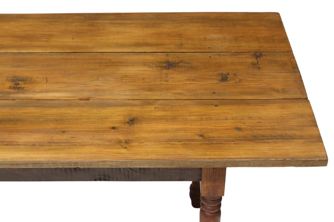LONG PINE PLANK TOP TABLE - 3