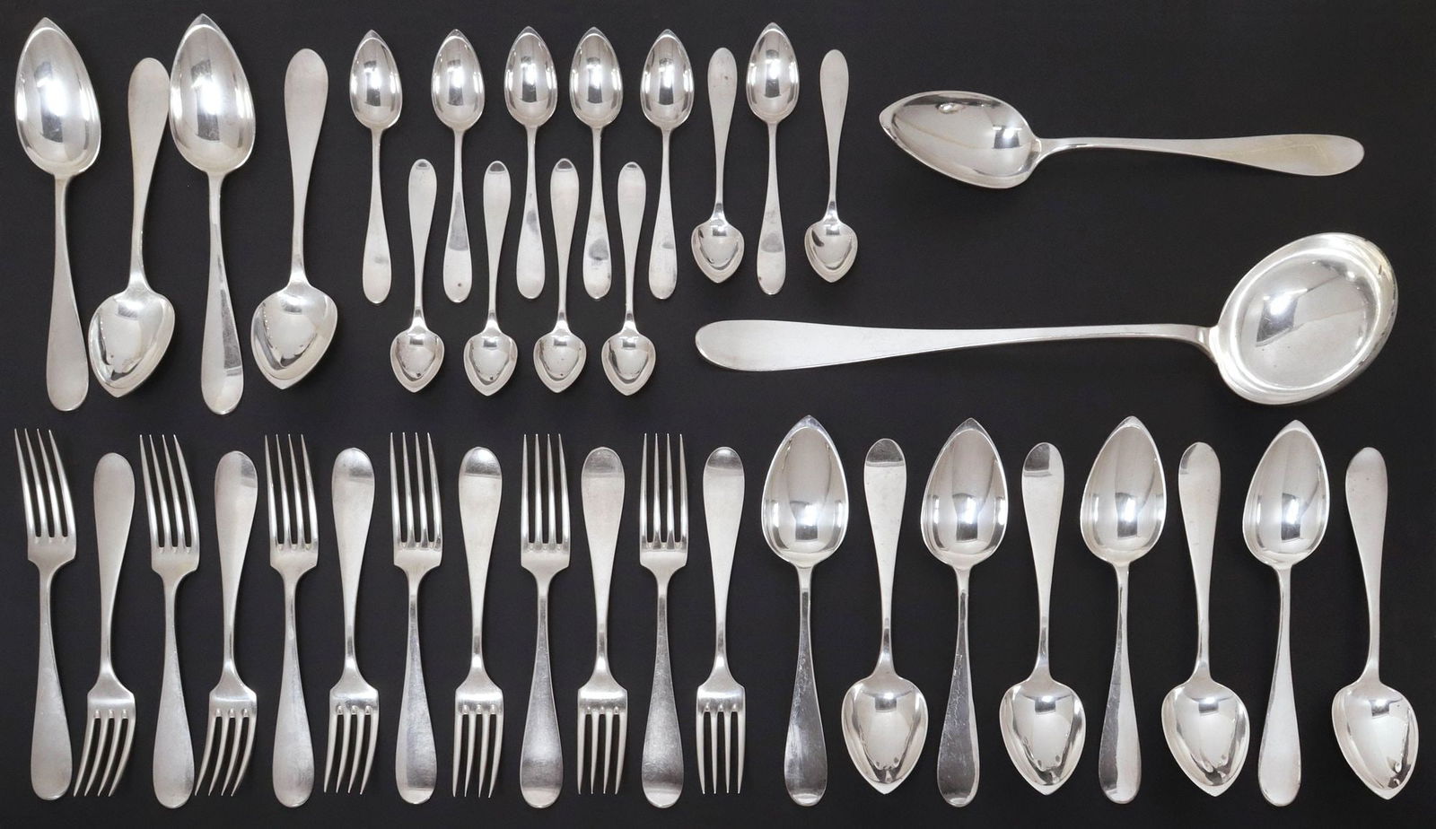 (38) CHRISTOFLE SILVERPLATE FLATWARE SERVICE IN BRANDED CASE (1 of 6)