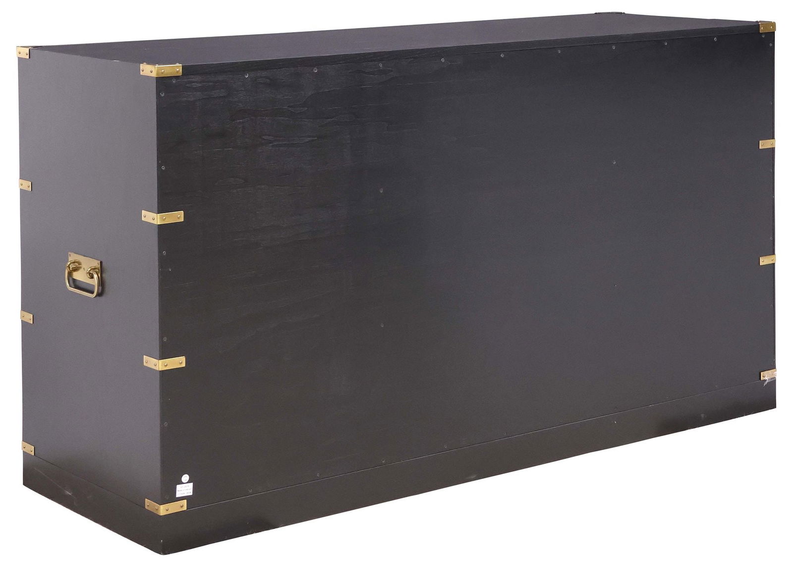 WILLIAMS SONOMA 'CAMPAIGN' LACQUERED 6-DRAWER CHEST - 6