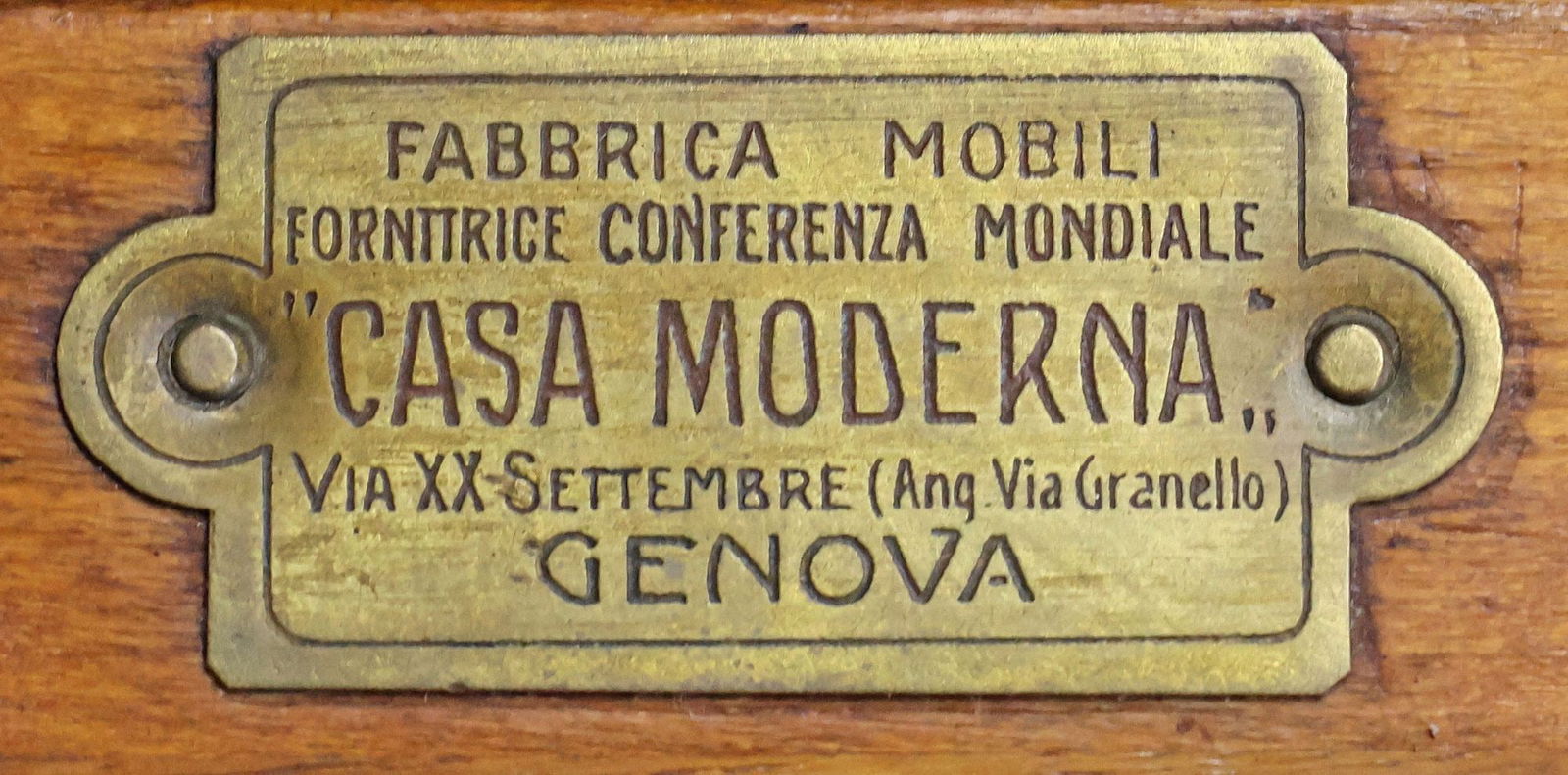 ITALIAN CASA MODERNA LEATHER-TOP MATCHED-VENEER WRITING DESK - 6