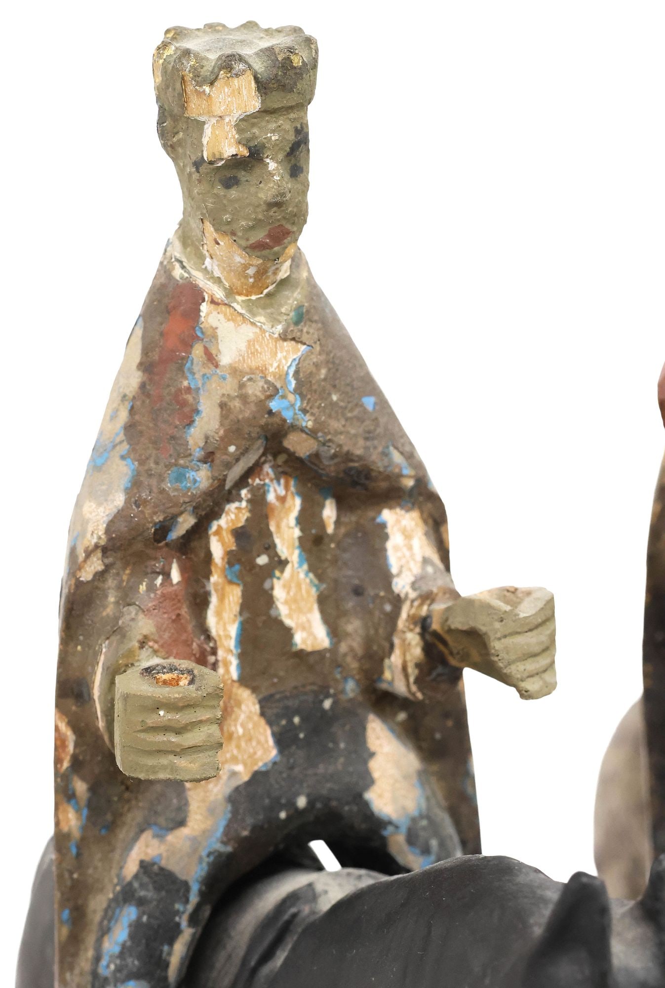 FLORENCIO CABAN (D.1951) PUERTO RICAN FOLK ART 'SANTOS DE PALO'¬†THREE KINGS, COA - 3