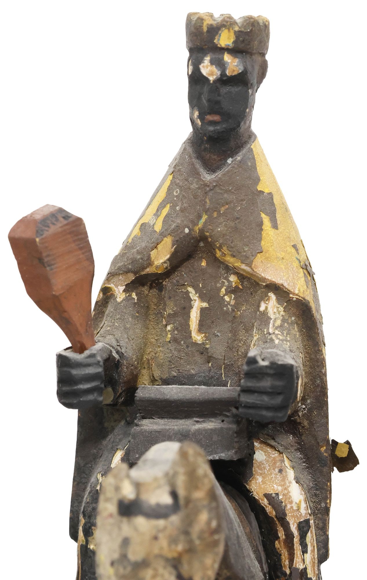 FLORENCIO CABAN (D.1951) PUERTO RICAN FOLK ART 'SANTOS DE PALO'¬†THREE KINGS, COA - 4