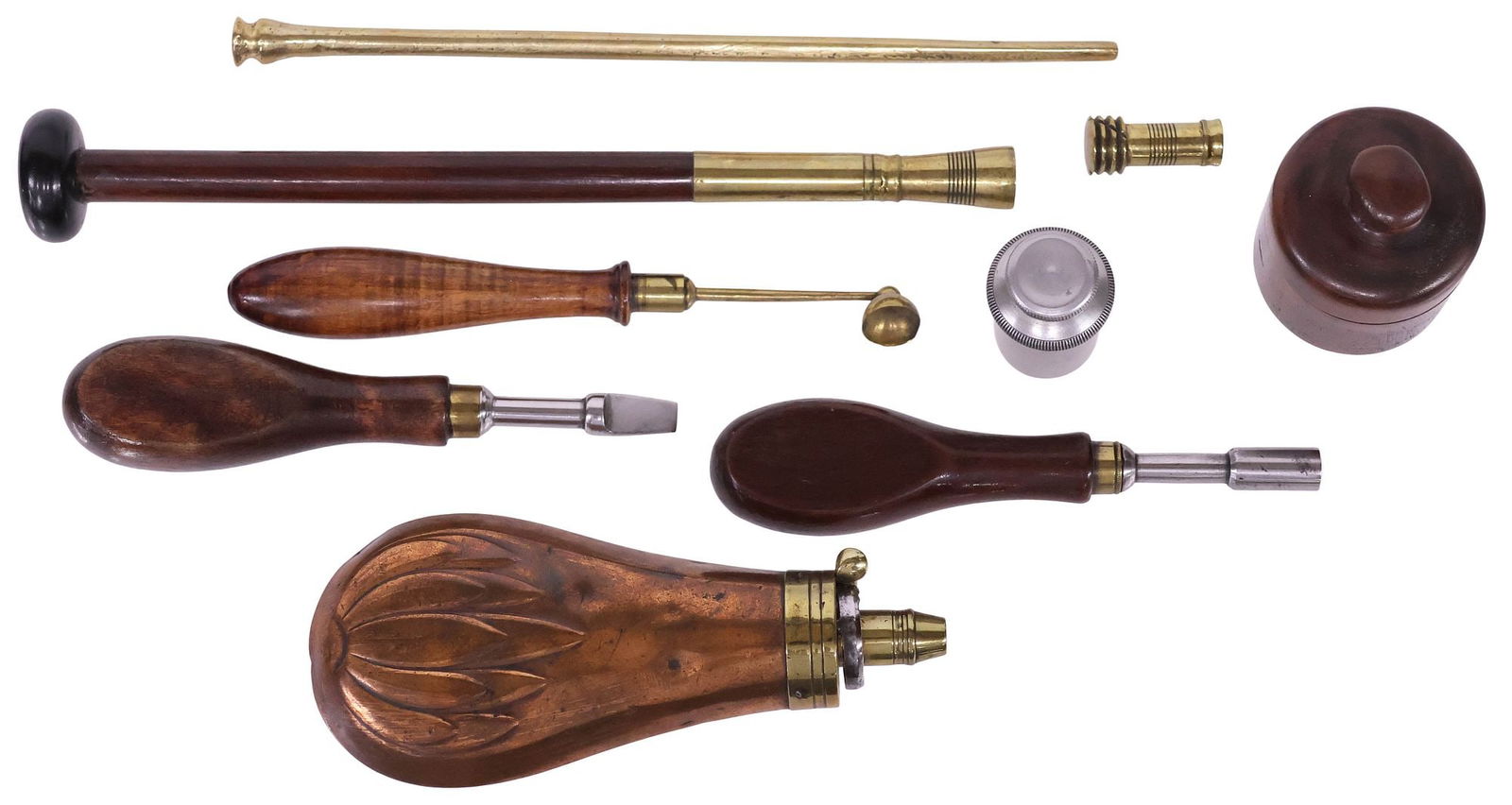 CASED MATCHED PAIR PERCUSSION PISTOLS, MID 19TH CENTURY - 15