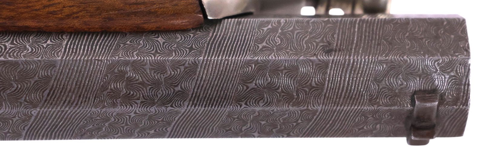 MATCHED PAIR BELGIUM PERCUSSION PISTOLS, 19TH C. - 7