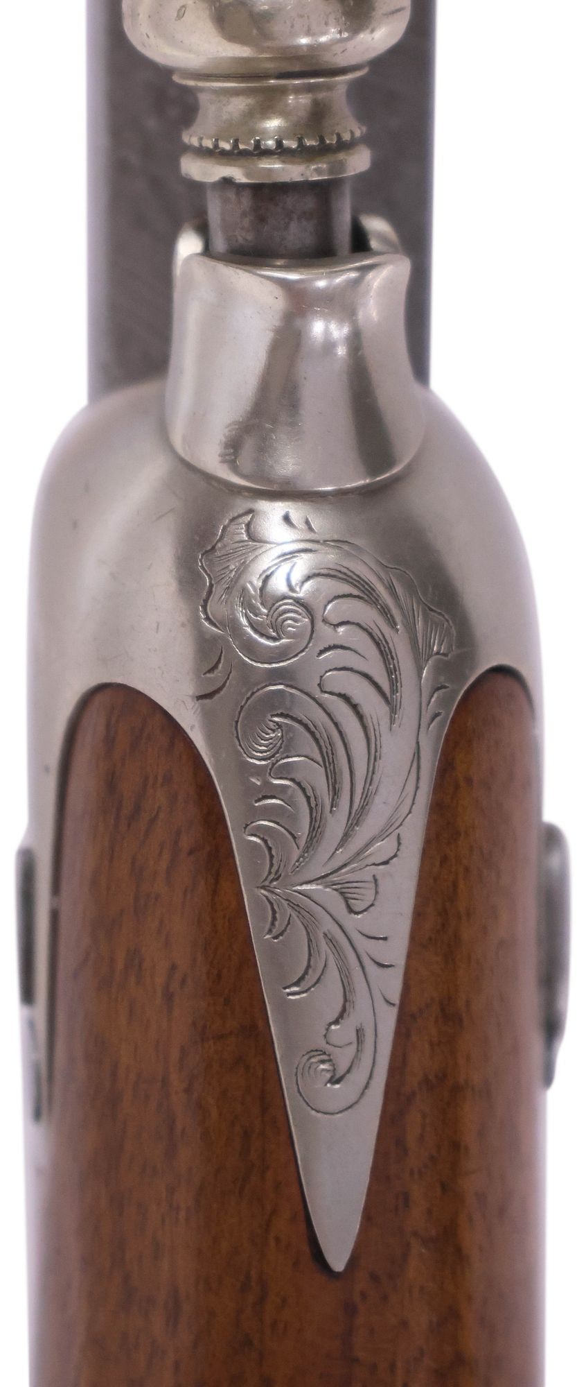 MATCHED PAIR BELGIUM PERCUSSION PISTOLS, 19TH C. - 8