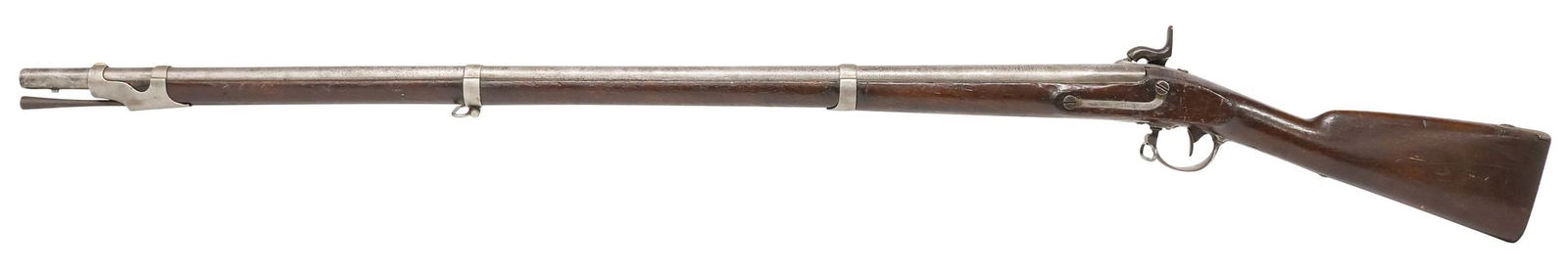 U.S. SPRINGFIELD MODEL 1842 PERCUSSION MUSKET, MFG 1846 - 3