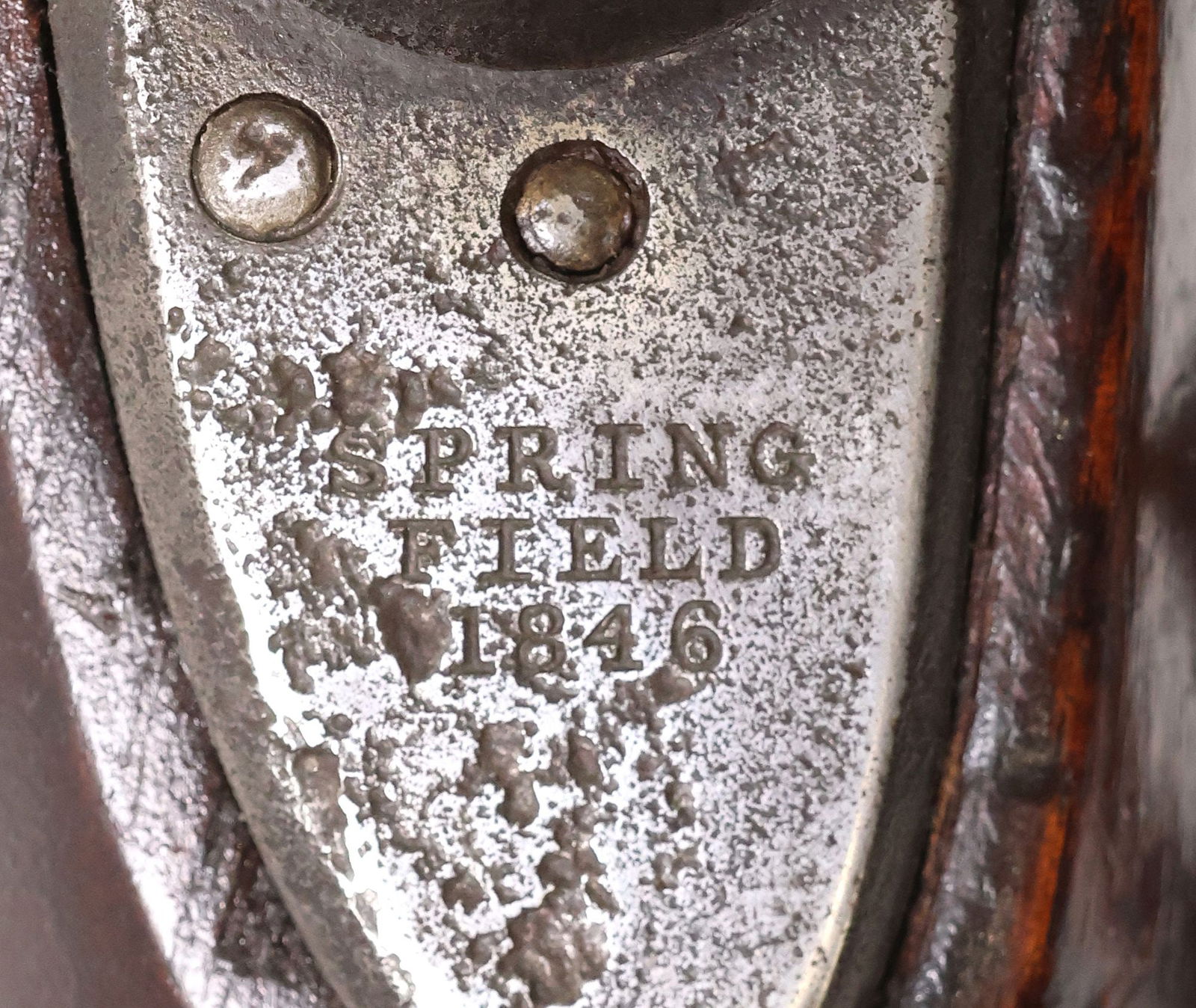 U.S. SPRINGFIELD MODEL 1842 PERCUSSION MUSKET, MFG 1846 - 6