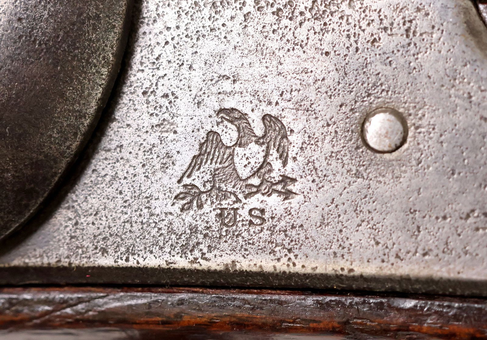 U.S. SPRINGFIELD MODEL 1842 PERCUSSION MUSKET, MFG 1846 - 7