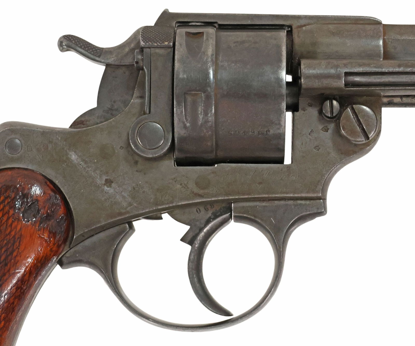 FRENCH MODEL 1873 DA REVOLVER, 11MM CALIBER, VERY GOOD CONDITION (1 of 14)