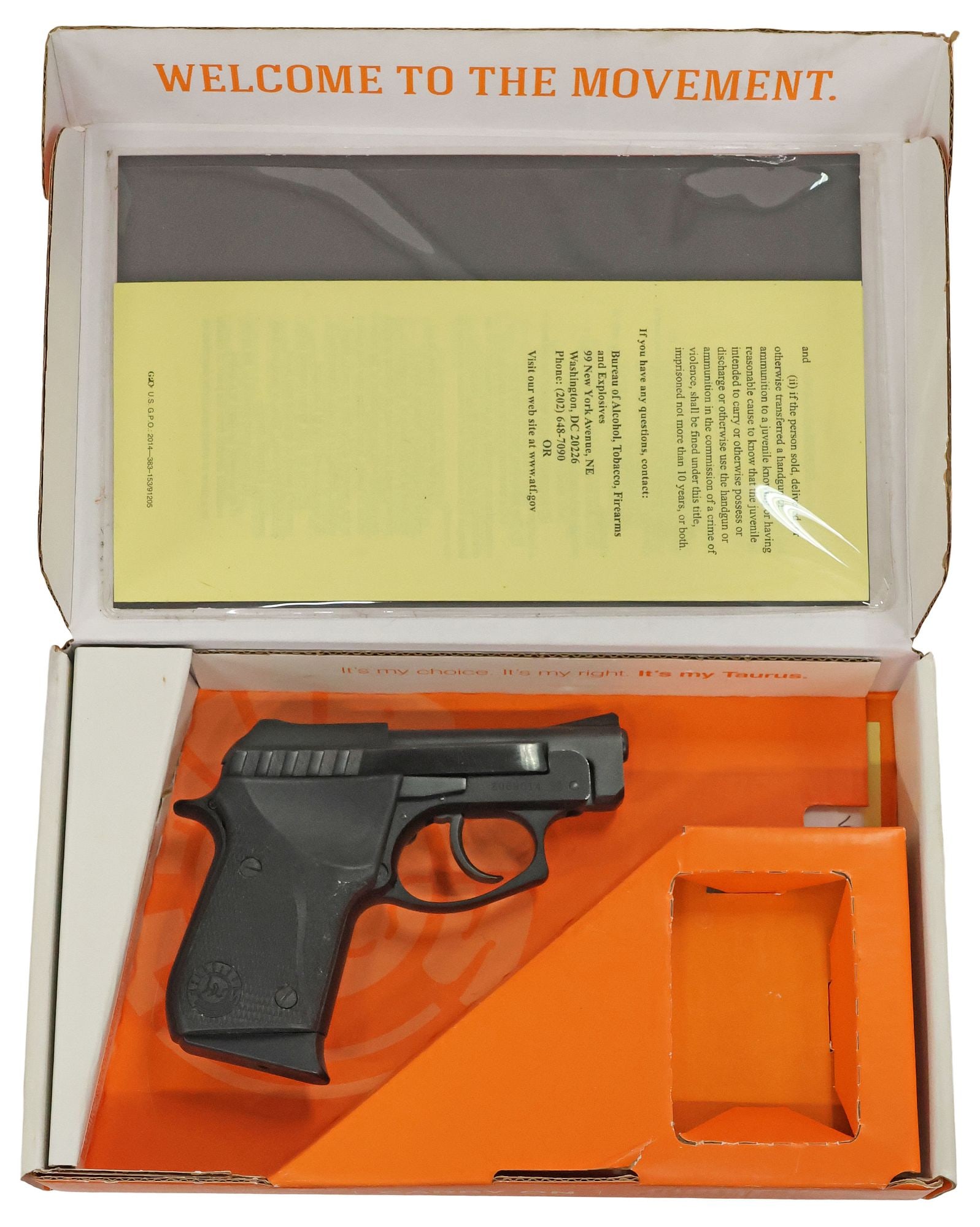 TAURUS PT-22 SUBCOMPACT DA PISTOL - 9
