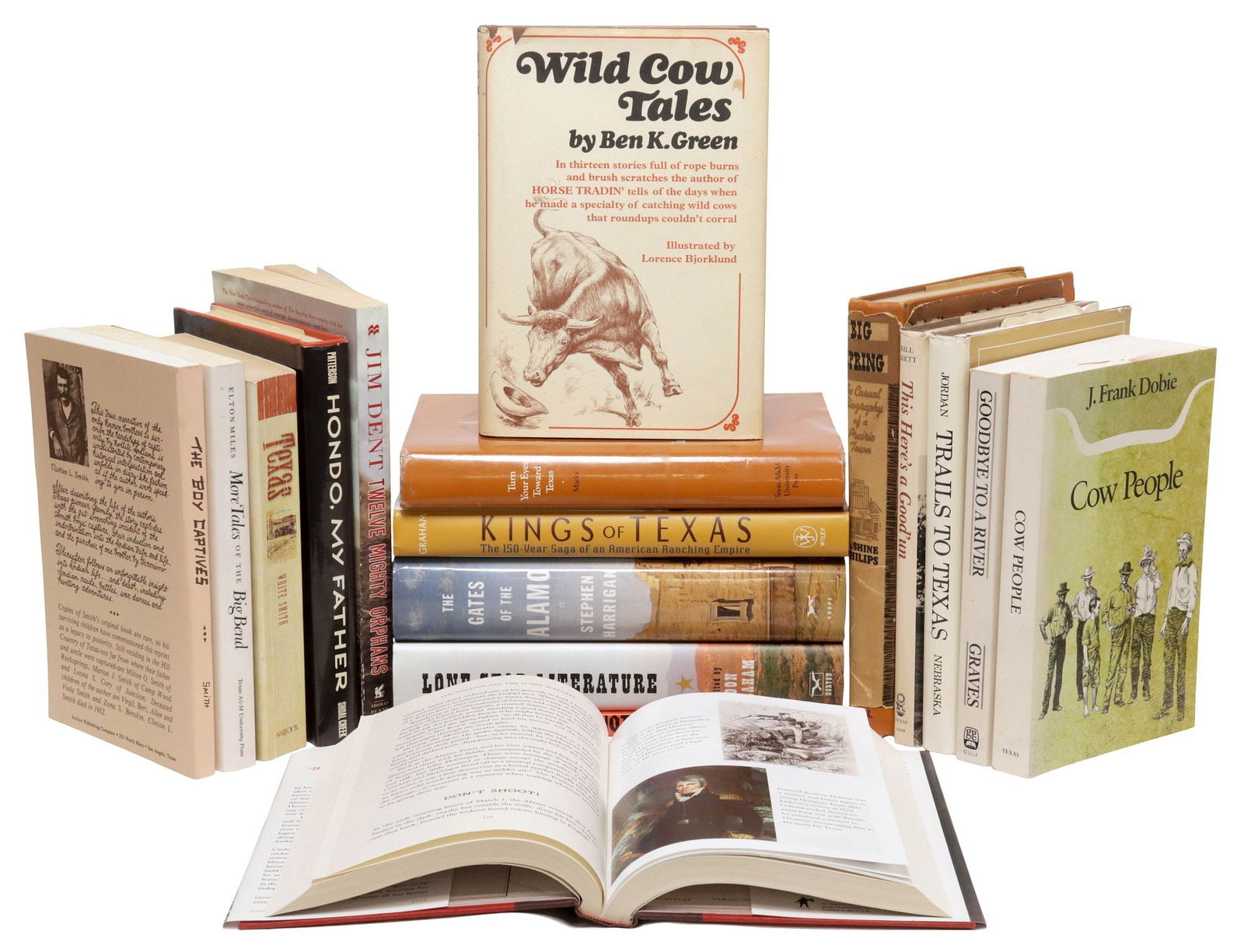 (17) BOOKS: TEXAS HISTORY, WESTERN SUBJECTS & TEXANA NOVELS (1 of 7)