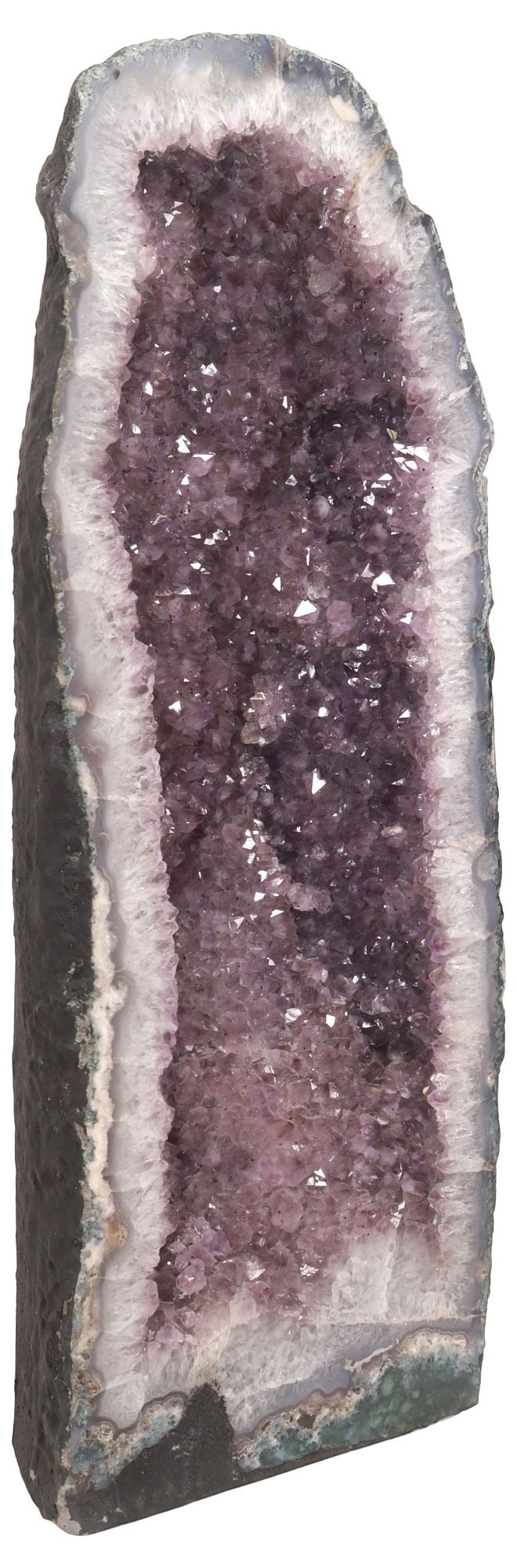 LARGE GEOLOGICAL AMETHYST CATHEDRAL GEODE, 24.5"H (1 of 5)