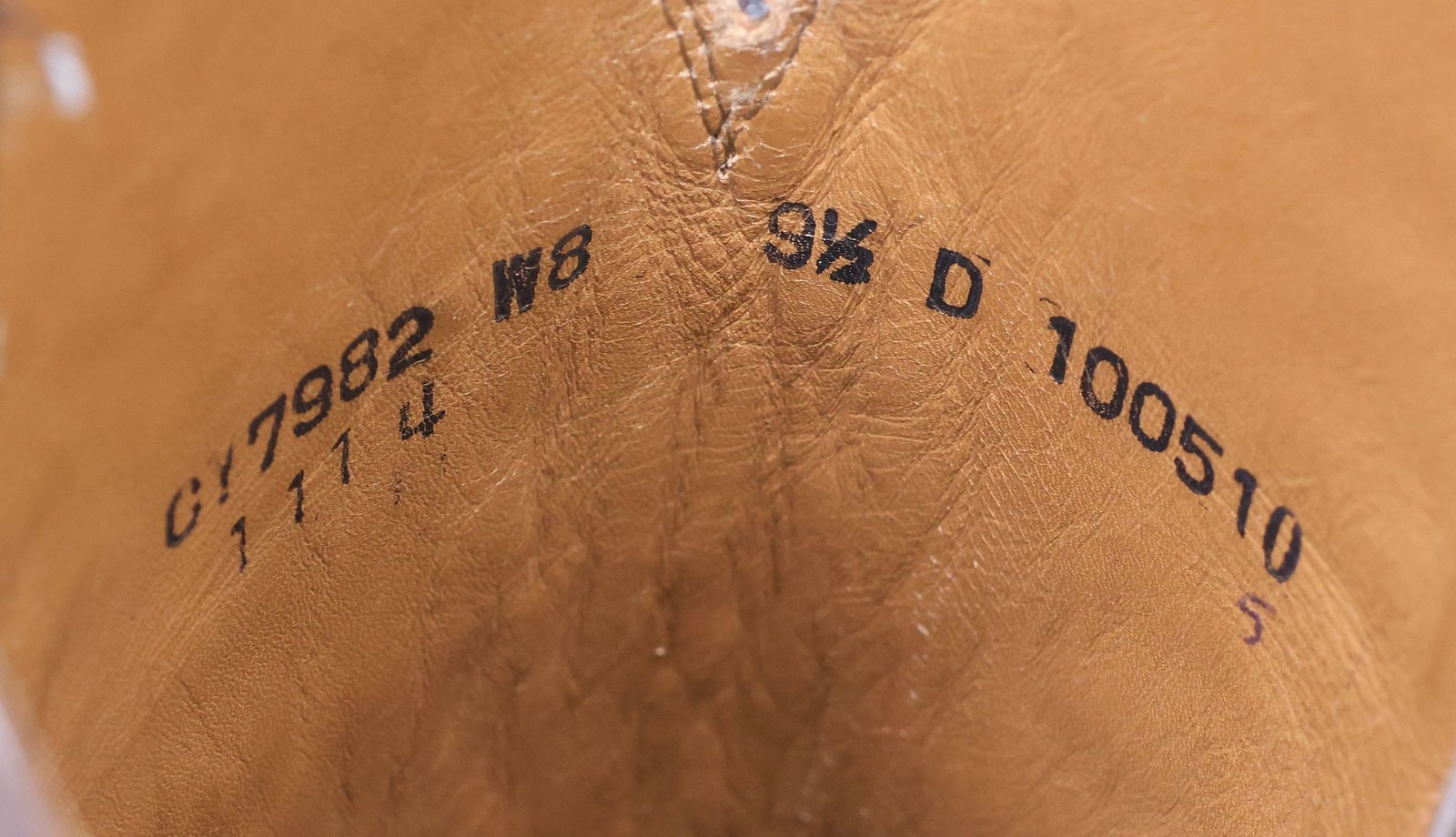 (PAIR) MEN'S LUCCHESE STITCHED BROWN CAIMAN LEATHER COWBOY BOOTS - 6