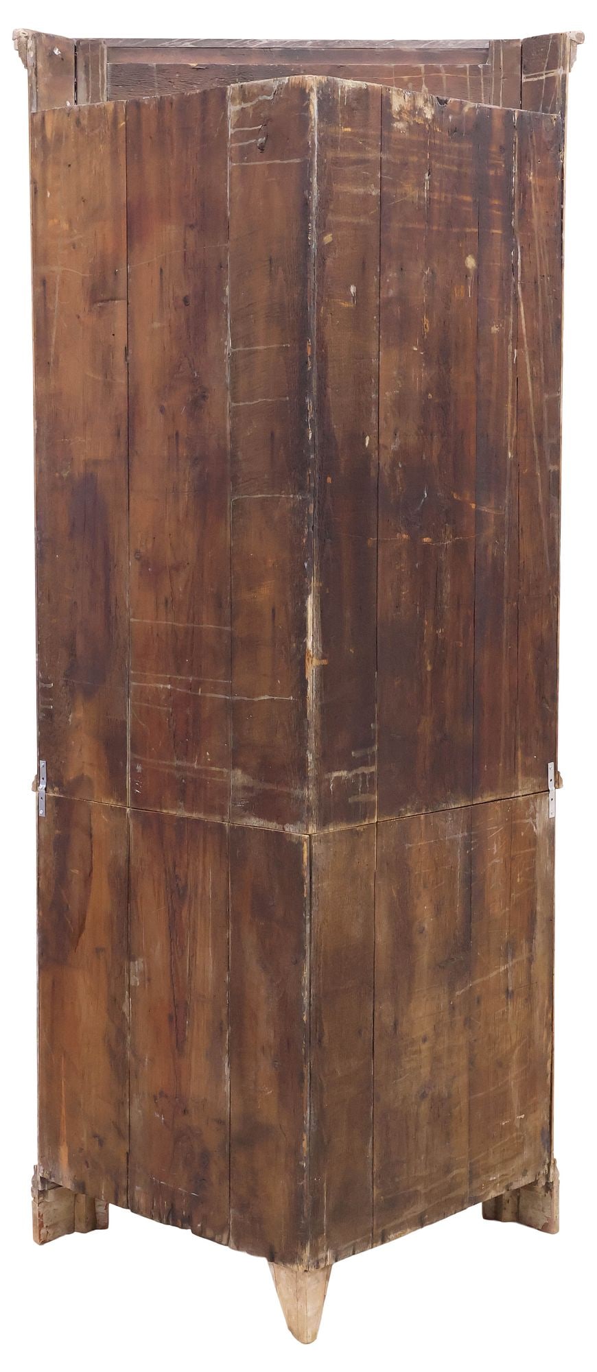 ENGLISH VICTORIAN PINE CORNER CUPBOARD - 3