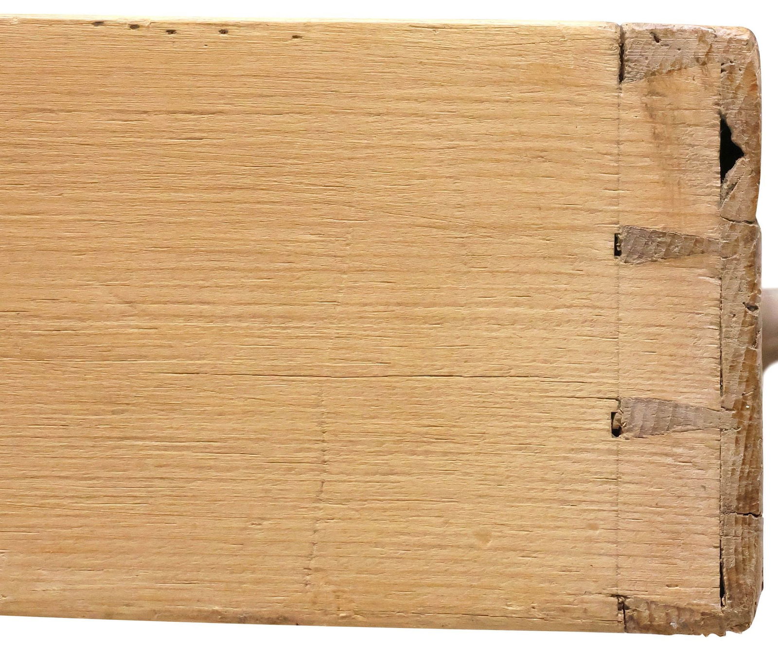 ENGLISH VICTORIAN SCRUBBED PINE FARMHOUSE KITCHEN / WORK TABLE - 4