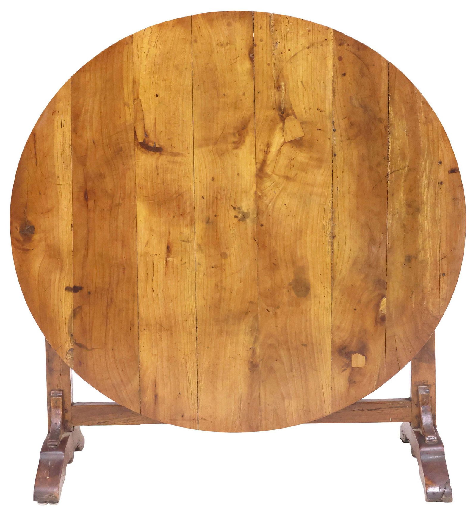 FRENCH PROVINCIAL WALNUT TILT-TOP WINE TASTING TABLE (1 of 5)