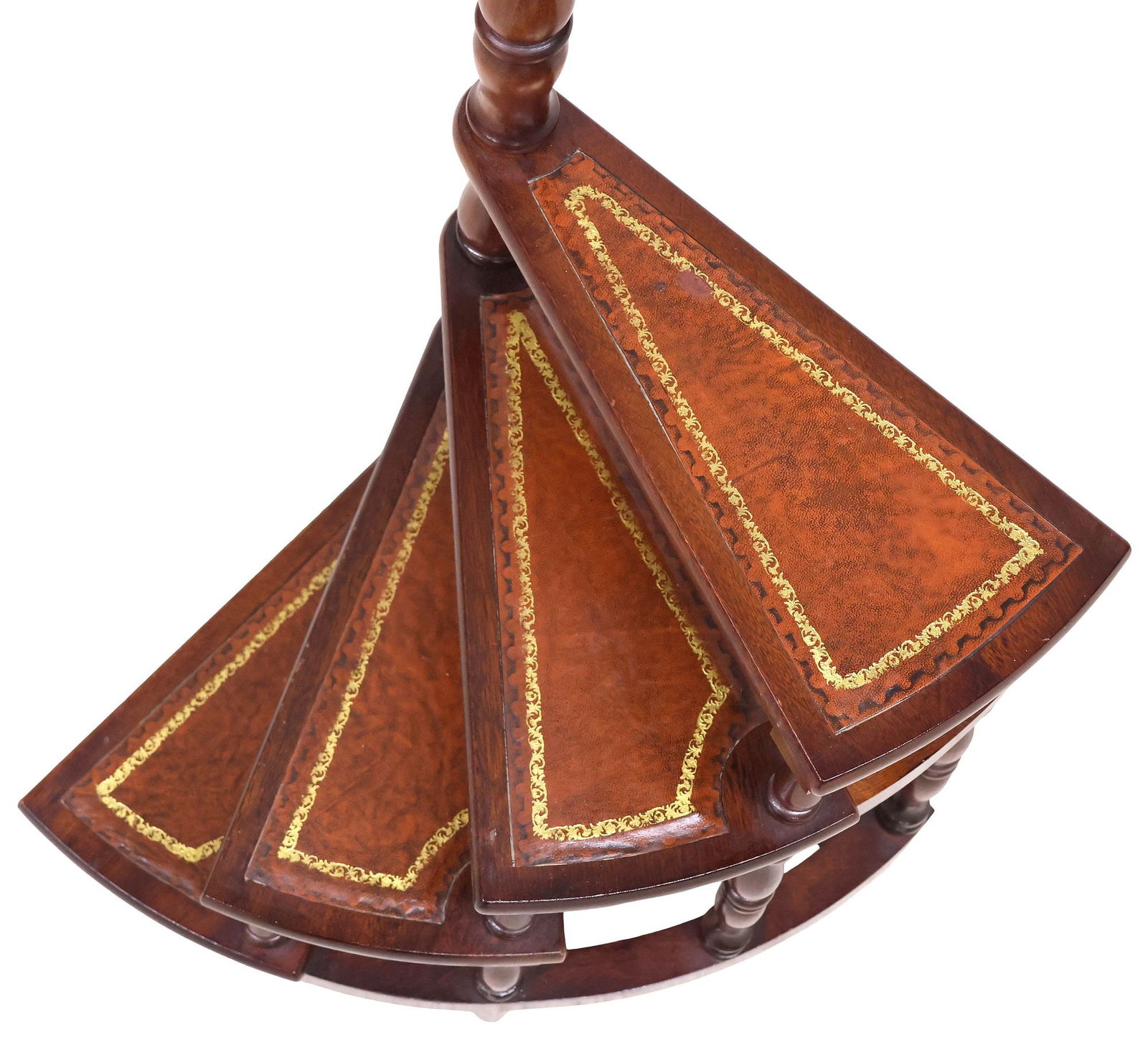 DECORATIVE REGENCY STYLE LIBRARY STEPS - 2