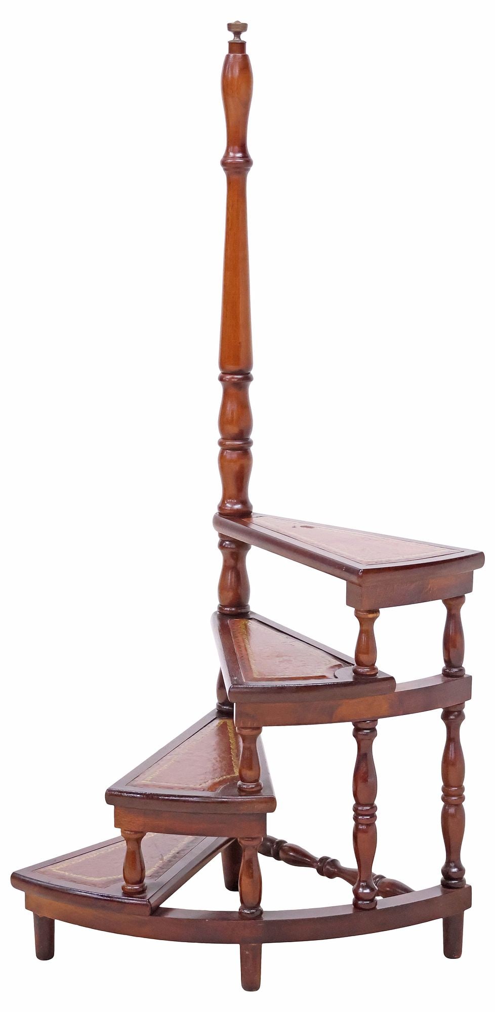 DECORATIVE REGENCY STYLE LIBRARY STEPS - 3