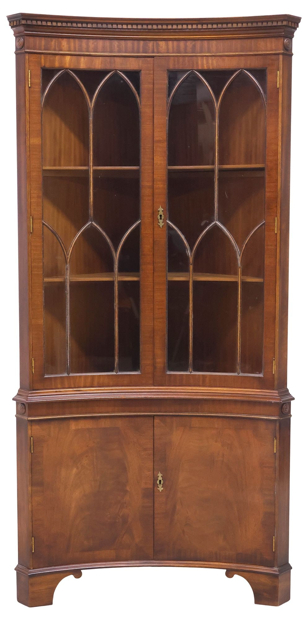 REPRODUX BEVAN FUNNELL GEORGIAN STYLE CORNER CABINET (1 of 5)