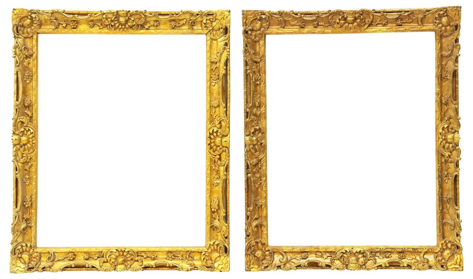 (2) LOUIS XVI STYLE GILT-PAINTED PICTURE / MIRROR FRAMES (1 of 3)