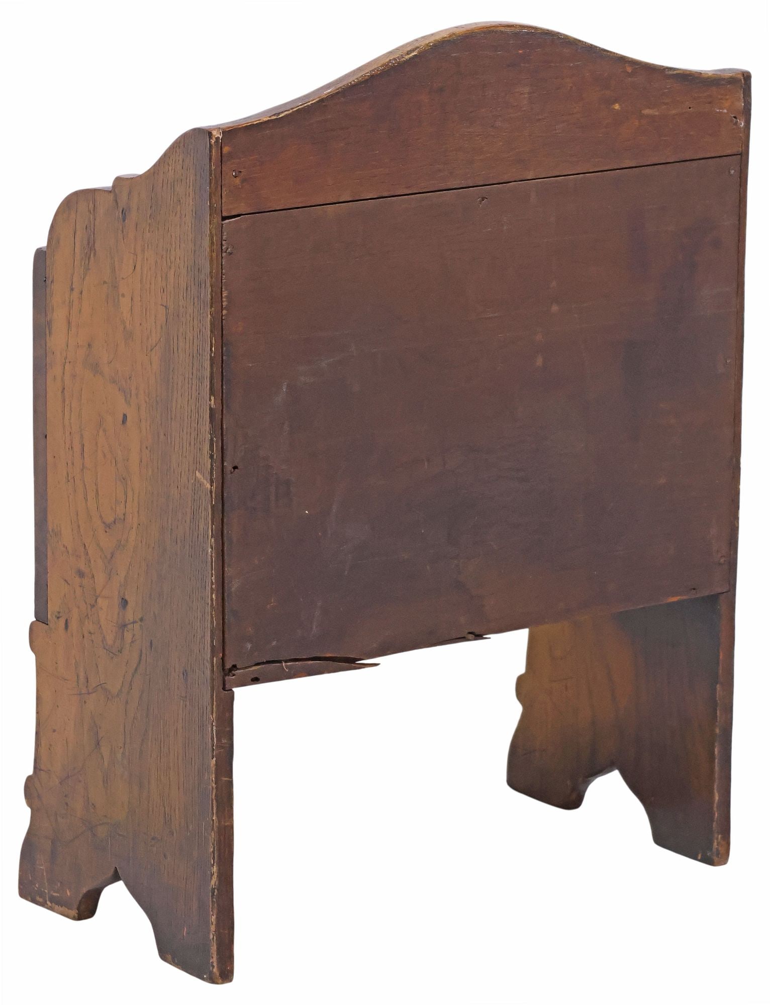 ENGLISH JACOBEAN STYLE CARVED OAK MAGAZINE RACK / STAND - 4