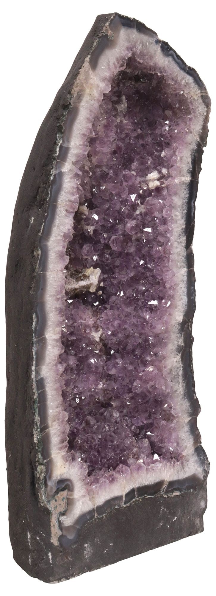 LARGE GEOLOGICAL AMETHYST CATHEDRAL GEODE, 19.5"H (1 of 5)